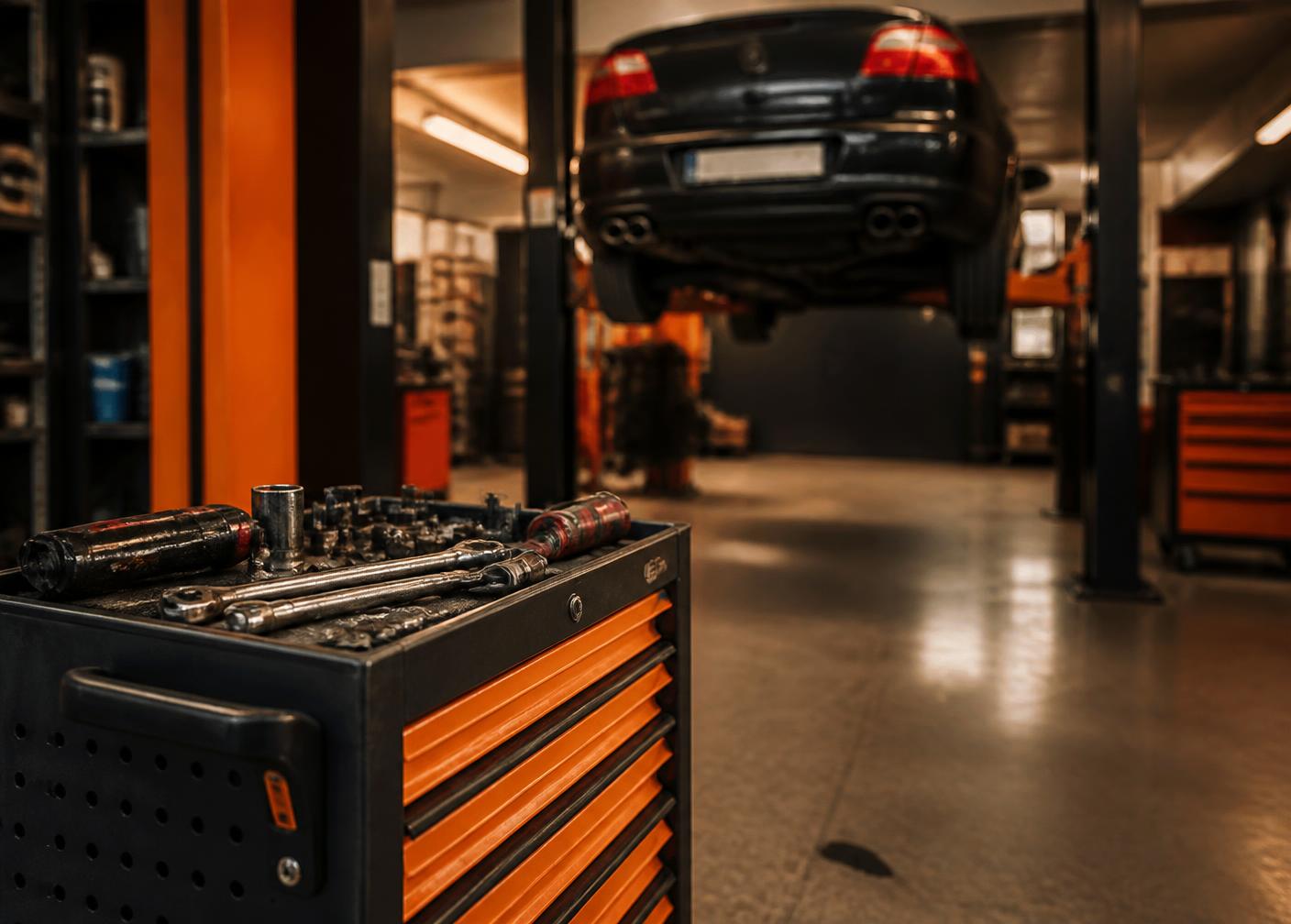 Atelier de garage automobile indépendant